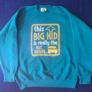 Vintage Bus Driver Sweatshirt - 90's